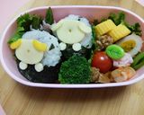 幼稚園 お弁当 キャラ弁♡ひつじ作り方5写真