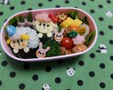 幼稚園 お弁当 キャラ弁♡ひつじ作り方6写真