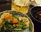 おかひじきと茗荷のナムル作り方3写真