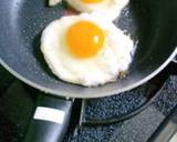 カレー風味の目玉焼き作り方1写真