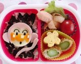 簡単キャラ弁！アンパンマンおさるver.作り方3写真