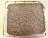 簡単ココアロールケーキ♪チョコクリーム♪作り方10写真