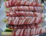 ★　ズッキーニの豚バラ巻き・生姜焼き風　作り方1写真