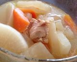 大根と鶏のコンソメバター煮＊作り方5写真