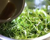豆苗としらすの胡麻ごまサラダ。作り方7写真