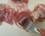 ダラ嫁★ピリッと甘辛な鶏もも焼き作り方1写真