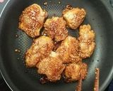 ダラ嫁★ピリッと甘辛な鶏もも焼き作り方10写真
