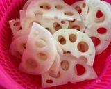 シャキシャキ♪簡単レンコン挟み焼き♡作り方1写真