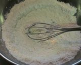 ふんわり、小松菜ホットケーキ作り方1写真