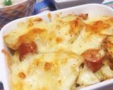 簡単!❀新ジャガ明太マヨチーズ焼き❀作り方5写真