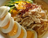 旨いしっとり蒸し鶏で♡さっぱりサラダ冷麺作り方9写真