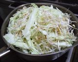 広島お好み焼き風蒸し野菜作り方2写真