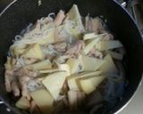 タケノコと豚肉の煮もの作り方4写真