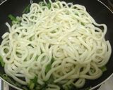 長ネギ焼うどん作り方4写真