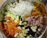 圧力鍋ラタトゥーュ焼き野菜のせ離乳食後期作り方1写真