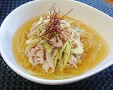 香味野菜たっぷりのしゃぶしゃぶ冷麺作り方4写真