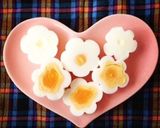 竹串でお花のゆで卵＊キャラ弁おかずに＊作り方7写真