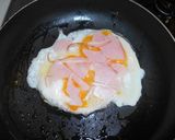お弁当にピッタリ、味付けハムエッグ♪作り方3写真