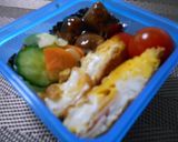 お弁当にピッタリ、味付けハムエッグ♪作り方6写真