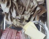 ベーコンと舞茸のバター醤油ピラフ作り方2写真