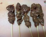 下処理不要！串焼き鶏レバー★タレ味で★作り方4写真