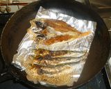 パパの焼きのどくろ&めざし作り方3写真