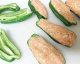 ♡ピーマンの肉詰め♡作り方1写真