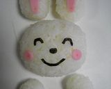 キャラ弁*にんじんを持ったうさぎちゃん作り方4写真