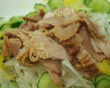 夏みかんで爽やかさUP！サラダ風冷麺♪作り方7写真