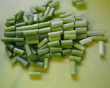 ニンニクの芽たっぷりの♪炒飯作り方1写真