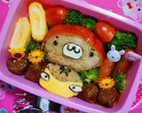 くーまん弁当でふよ〜♪作り方3写真