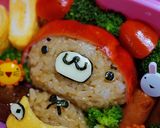 くーまん弁当でふよ〜♪作り方4写真