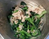簡単♡豚肉と小松菜のからし酢味噌あえ作り方3写真