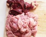 鶏もつ&レバー&きんかんの甘辛生姜煮作り方2写真