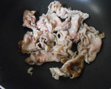 豚小間切れ肉と小松菜炒め・のせご飯作り方6写真