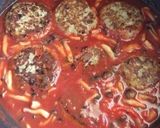 トマト缶で煮込みハンバーグ作り方5写真