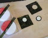 キャラ弁　ヤンチャムとモンスターボール作り方5写真