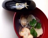 簡単★お食い初めに『あさりのお吸い物』♡作り方2写真