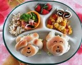 クマちゃんパンで♪いないいないばぁ！作り方10写真
