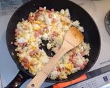 簡単節約＊レタスチャーハン作り方5写真
