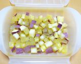 黒ごまさつまいも★ちぎりパン（HB生地）作り方3写真