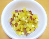黒ごまさつまいも★ちぎりパン（HB生地）作り方4写真