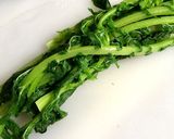大根菜のよごし(大根葉の味噌炒め)作り方1写真