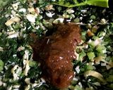 大根菜のよごし(大根葉の味噌炒め)作り方4写真