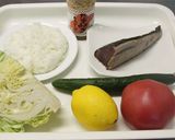 かつおのたたきでサラダ寿司作り方1写真