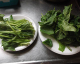 ほうれん草の塩炒め作り方1写真
