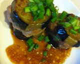 簡単茄子のはさみ焼き★甘辛醤油だれ作り方5写真