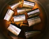 圧力鍋で骨まで柔らかサンマの味噌煮作り方1写真