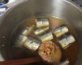 圧力鍋で骨まで柔らかサンマの味噌煮作り方3写真