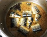 圧力鍋で骨まで柔らかサンマの味噌煮作り方4写真